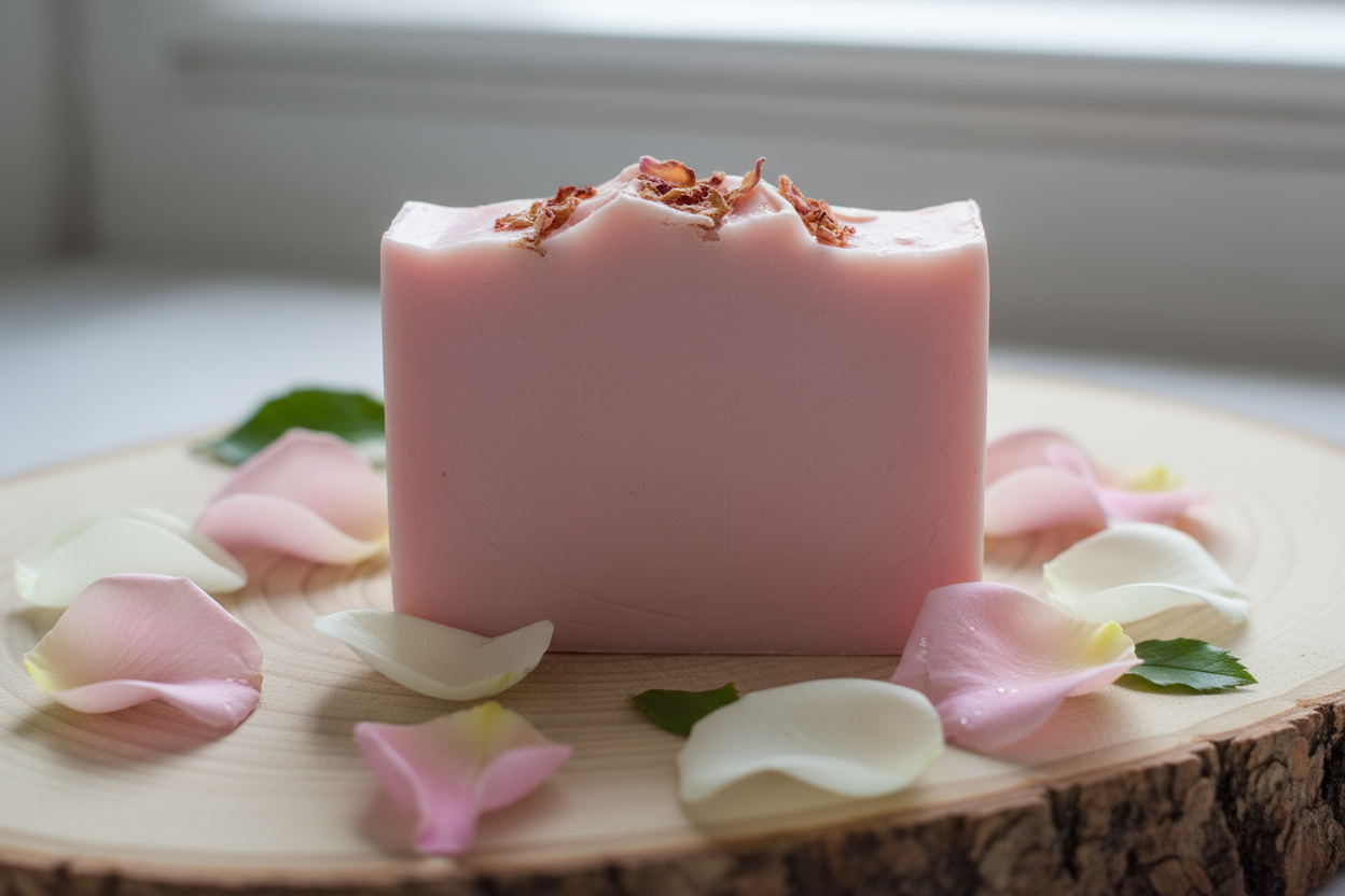 Cold Processed Rose Soap